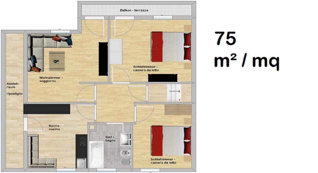 Appartements Stoll San Candido Luaran gambar
